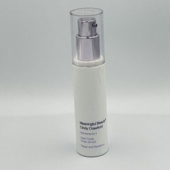 Meaningful Beauty Maintenance 2 Night Fluide by Cindy Crawford 1 oz Fluid - Picture 1 of 2